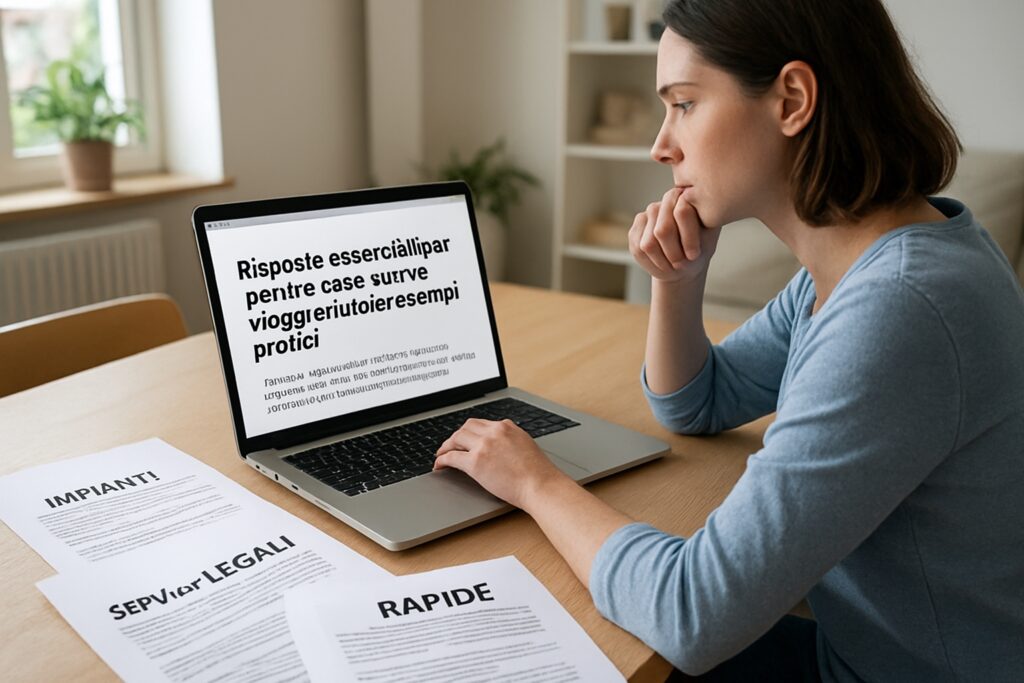 Risposte essenziali per gestire casa, salute, viaggi e tutele: esempi pratici